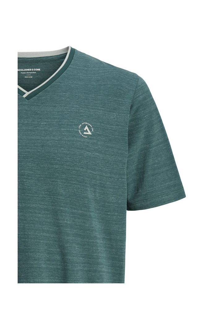 JCOCONTRAST TEE SS V-NECK SMU 12258394 DEEP TEAL